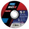 Flat cutting disc, BDX steel/stainless steel